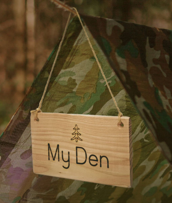 Wooden Sign - My Den