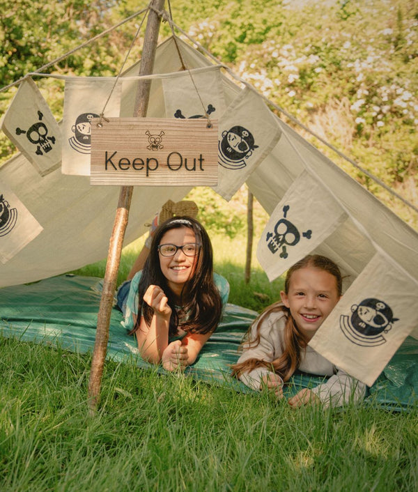 Wooden Sign - Keep Out
